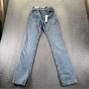 Zara  women Straight Blue Jeans